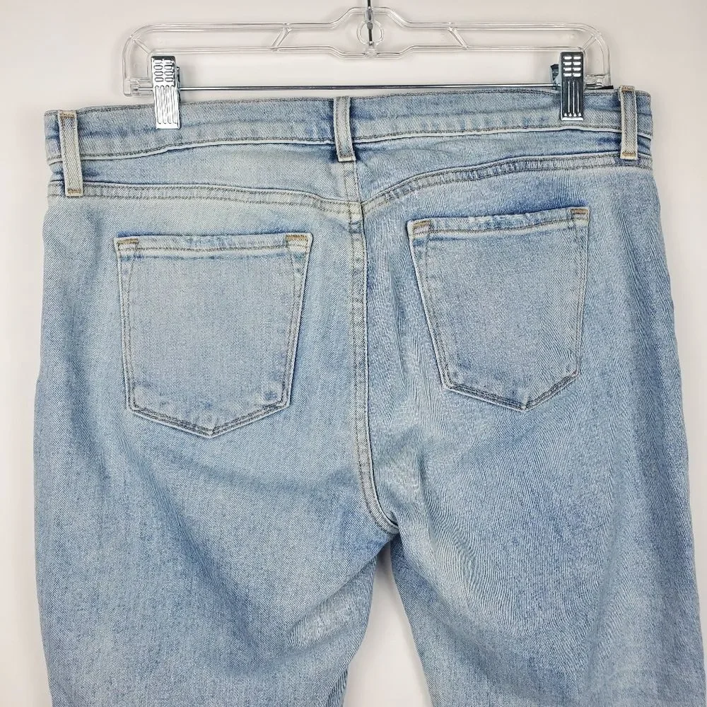 J BRAND cropped Ellis love cat light wash Denim ankle jeans Womens 30 Casual - Picture 7 of 9